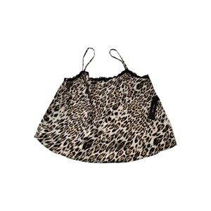 Moa Moa Leopard  Print Satin Like Cami in New Size L